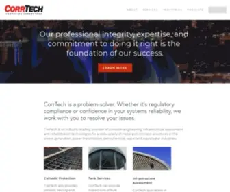 Corrtech-INC.com(Corrosion Understood) Screenshot