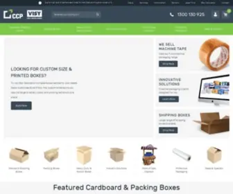 Corrugatedcartonsaustralia.com(Visy Boxes & More Visy Boxes & More) Screenshot