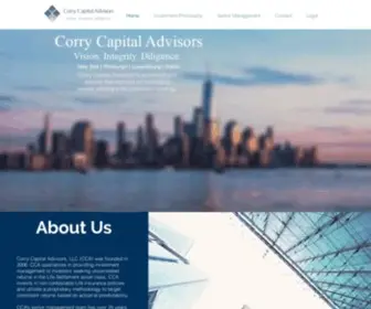 Corrycapital.com(Corry Capital Advisors) Screenshot