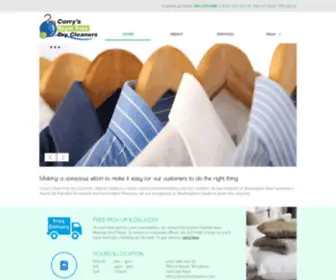 Corrysco2Cleaners.com(Corry's Toxin Free Dry Cleaners) Screenshot