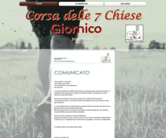 Corsa7Chiesegiornico.org(Sito ufficiale della Corsa delle sette chiese di Giornico) Screenshot