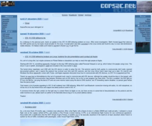 Corsac.net(Echoes) Screenshot