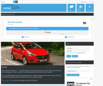 Corsaeforums.co.uk(Vauxhall Corsa E Forum) Screenshot