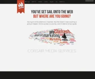 Corsairmediaservices.com(Corsair Media Services) Screenshot