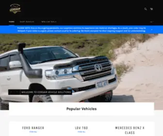 Corsairvehiclesolutions.com.au(Corsair Vehicle Solutions) Screenshot