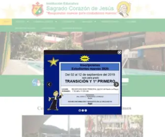 Corsaje.edu.co(IE Sagrado Corazón de Jesús) Screenshot