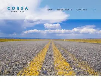 Corsaventures.com(CORSA VENTURES) Screenshot
