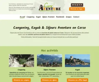 Corse-Aventure.com(Cors'Aventure) Screenshot