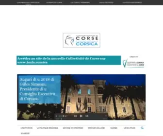 Corse.fr(Collectivité) Screenshot