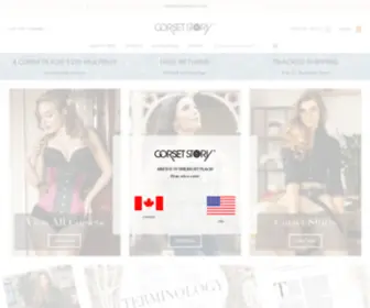Corset-Story-CA.com(Corset Story CA) Screenshot