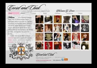 Corsetandcloak.com(Corsetandcloak) Screenshot