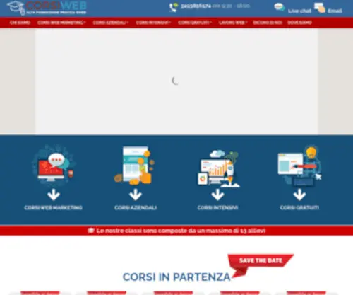 Corsi-Web-Roma.com(Centro Formazione Romaexplorer) Screenshot