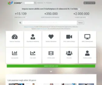 Corsi.it(Corsi online accreditati con test e attestato finale e crediti CFP) Screenshot