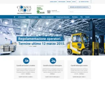Corsiattrezzature.it(Corsi Formazione Attrezzature Consul Group) Screenshot