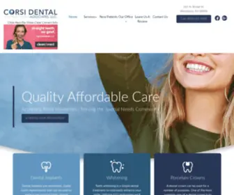 Corsidental.com(Corsi Dental Associates) Screenshot