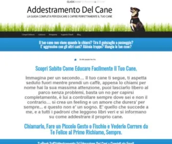 Corsoaddestramentocani.com(Corso Addestramento Cani Online) Screenshot