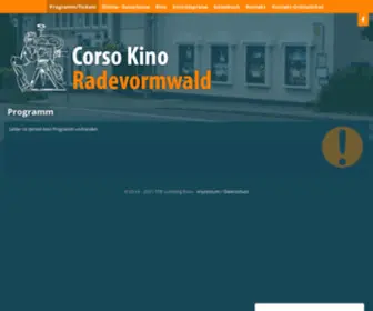 Corsokino.de(Corso Kino Radevormwald & Menden) Screenshot