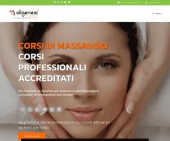 Corsomassaggi.it(Scuola di Massaggio) Screenshot