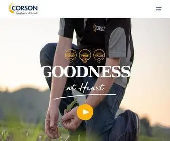 Corson.co.nz(Goodness at Heart) Screenshot