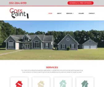 Corspaint.com(House Painters in Gainesville) Screenshot