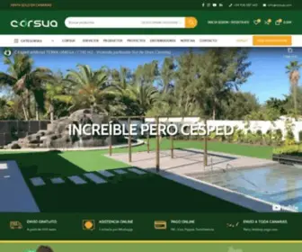 Corsua.com(Césped Artificial) Screenshot