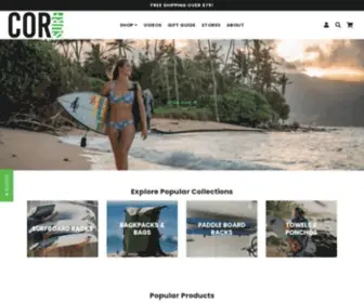 Corsurf.com(COR Surf Shop) Screenshot