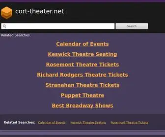 Cort-Theater.net(Cort Theater) Screenshot