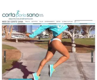 Cortaporlosano.com(Gente Sana) Screenshot