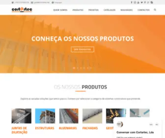 Cortartec.net(Comercialização de juntas de dilatação) Screenshot