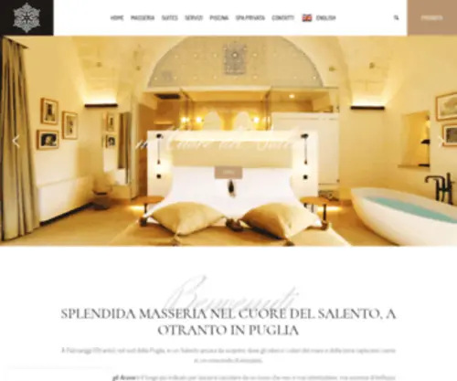 Cortedegliaromi.com(Masseria Corte degli Aromi) Screenshot