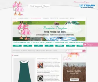 Cortegesdegarance.com(1000 tenues d'enfants d'honneur & Patrons pour les réaliser) Screenshot