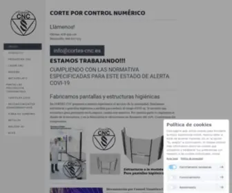Cortes-CNC.es(Cortes CNC Madrid) Screenshot