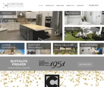 Cortese.net(Remodeling Services in Western New York) Screenshot