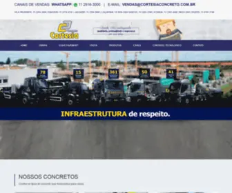 Cortesiaconcreto.com.br(Cortesia Concreto) Screenshot