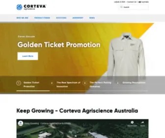 Corteva.com.au(Corteva Agriscience) Screenshot