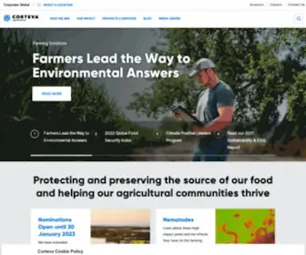Corteva.com(Global) Screenshot