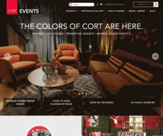 Cortevents.com(CORT Event Furnishings) Screenshot
