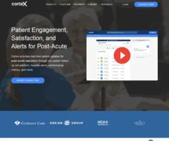 Cortexhc.com(Healthcare Outcomes Management) Screenshot