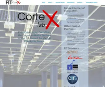 Cortexlab.fr(Cognitive Radio Testbed) Screenshot