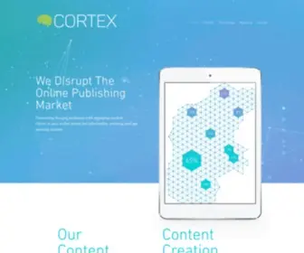 Cortexmg.com(Cortex Media Group) Screenshot