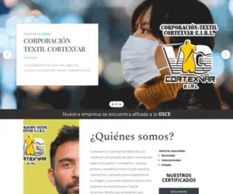 Cortexvar.com(Cortexvar confección de prendas de vestir corporativas) Screenshot