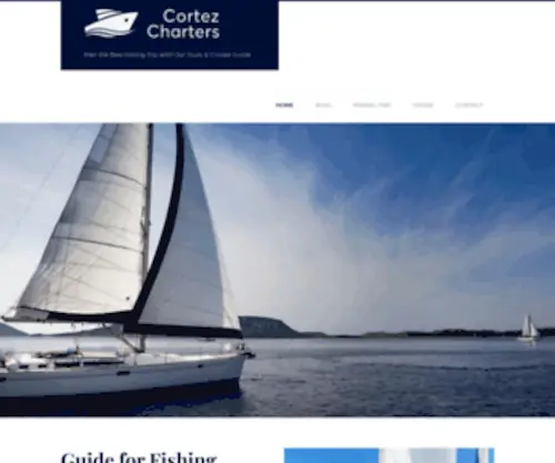 Cortezcharters.com(Guide for Fishing Tours and Best Cruises) Screenshot