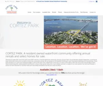 Cortezparkflorida.com("Old Florida" at its Finest) Screenshot