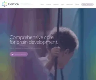 Corticacare.com(Leaders in Autism and Neurodevelopment) Screenshot