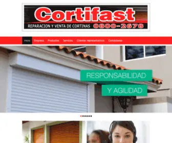 Cortifast.com.uy(Reparación y venta de cortinas) Screenshot