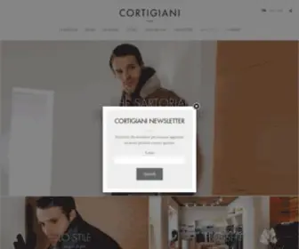 Cortigiani.it(Abbigliamento Uomo Cortigiani) Screenshot