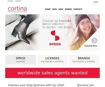 Cortina-Group.com(Cortina NV) Screenshot