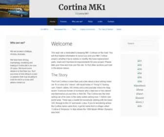 Cortina-MK1.com(Cortina MK1) Screenshot