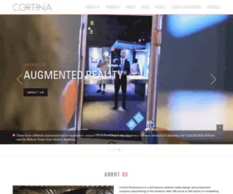 Cortinaproductions.com(Cortina Productions) Screenshot