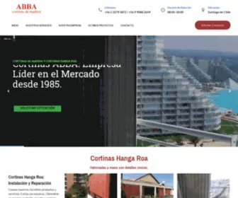 Cortinasabba.cl(Cortinas Hanga Roa) Screenshot